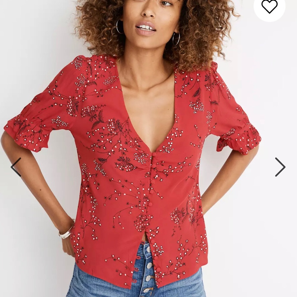 Madewell Daylight Top in Windswept Floral